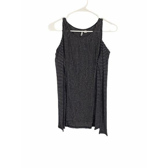 Cato Black & White Striped Tank Top Small - Picture 1 of 3